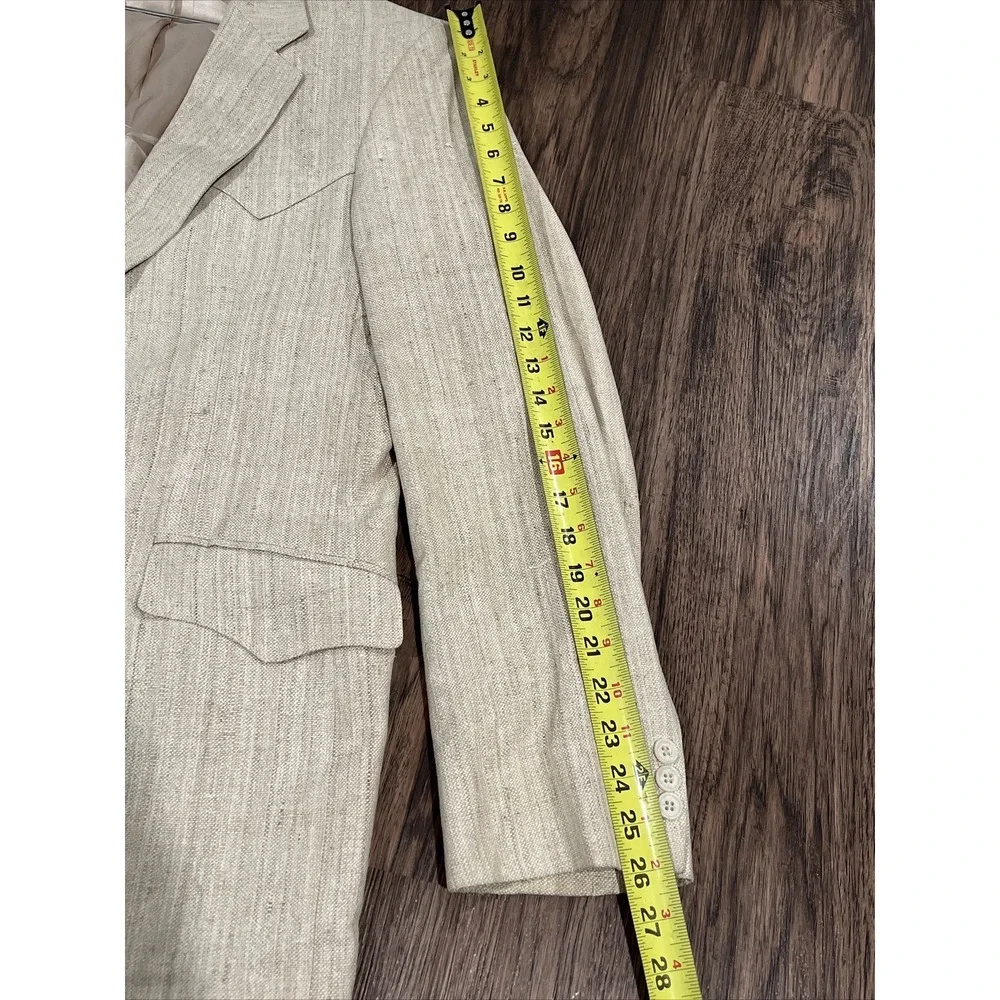 Vintage Mesquite Niver Western Wear Blazer Mens 42Long Beige